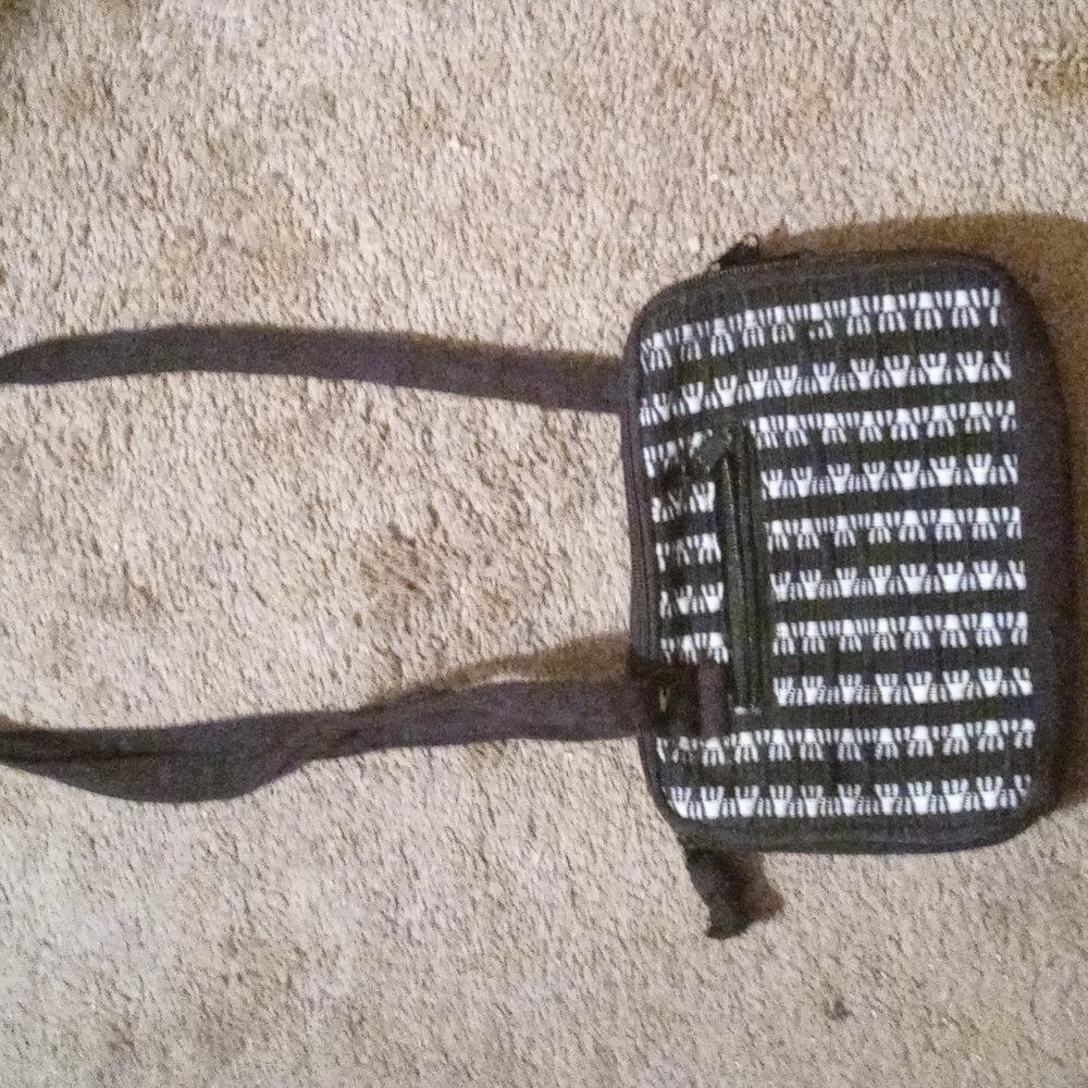 Black and white small purse
